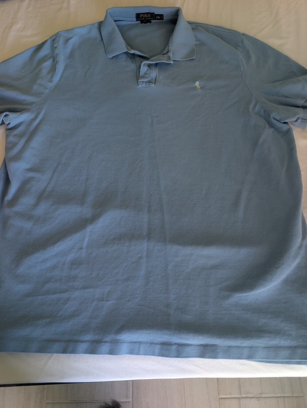 Vintage Ralph Lauren Polo Classic Fit XXL Light Blue Pony Logo Casual, Timeless